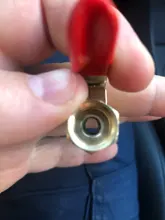 Válvula de bola de cierre de línea de combustible y Gas, accesorios de tubería, conector neumático, manija de controlador, espiga para manguera en línea, 6-12MM, latón, agua, aceite, aire