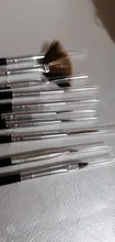 Juego de pinceles acrílicos para decoración de uñas, Set profesional de pinceles para manicura, 10 Uds.