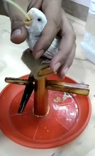 Alimentador de aves y loros, inyector de jeringa con cabezal de cobre, suministros de alimentación, alimentadores de aves, 10/20ml