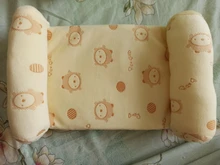 Almohada de espuma viscoelástica ajustable para bebés, posicionador para dormir para niños, antirollo, 28x17x1,5 cm
