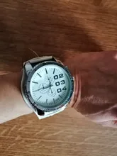 Reloj de negocios para mujer, elegante, informal, con esfera grande, marrón, blanco, de cuarzo, 2021