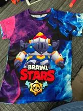 Camiseta de Brawling Nita y Star para niños y niñas, Tops de moda de dibujos animados, ropa para adolescentes de 3 a 14 años, juego de tiro con puntas, moda 3D