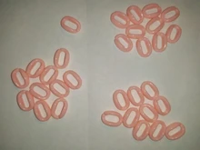 Cuentas acrílicas de colores brillantes para hacer joyas para niños, abalorios de colores variados de 16x10mm, 30 Uds.