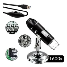 Microscopio Digital LED con USB, endoscopio con cámara para reparación de teléfonos móviles, colección de monedas, piel, ZM56, 1000x / 1600x