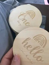 Juego de meses de nacimiento para bebé, tarjeta conmemorativa mensual para recién nacido, cumpleaños, accesorios de fotografía, Juguetes