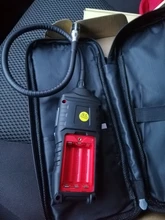 Analizador de Gas HT601A, Detector de fugas de Gas, LED portátil, alarma de Gas inflamable, analizador