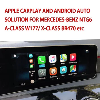 Wireless Apple CarPlay Retrofit Android Auto Solution for Mercedes-Benz NTG6 A-CLASS W177 X-CLASS BR470 MBUX GPS Mutlimedia
Wireless Apple CarPlay Retrofit Android Auto Solution for Mercedes-Benz NTG6 A-CLASS W177 X-CLASS BR470 MBUX GPS Mutlimedia