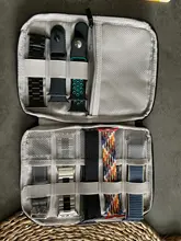 Bolsa de viaje multifunción para apple Watch, organizador de correa de reloj portátil, bolsa de almacenamiento