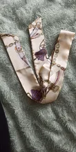 Bufanda de seda nueva para mujeres pequeñas, cinta de mano multifunción para decoración de asa de bolso de pelo, 40 colores, 4x104cm, la más barata