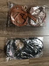 4 unids/set bolso hecho a mano conjunto de bolso de tela cubierta de correa de hombro bolso de cuero parte inferior para bolso de bricolaje bolso de hombro