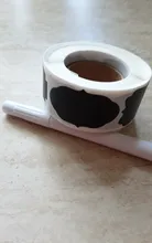 Etiquetas adhesivas para pizarra, rollo de 300 Uds. Para tarros de cocina, pegatinas extraíbles e impermeables para decoración del hogar