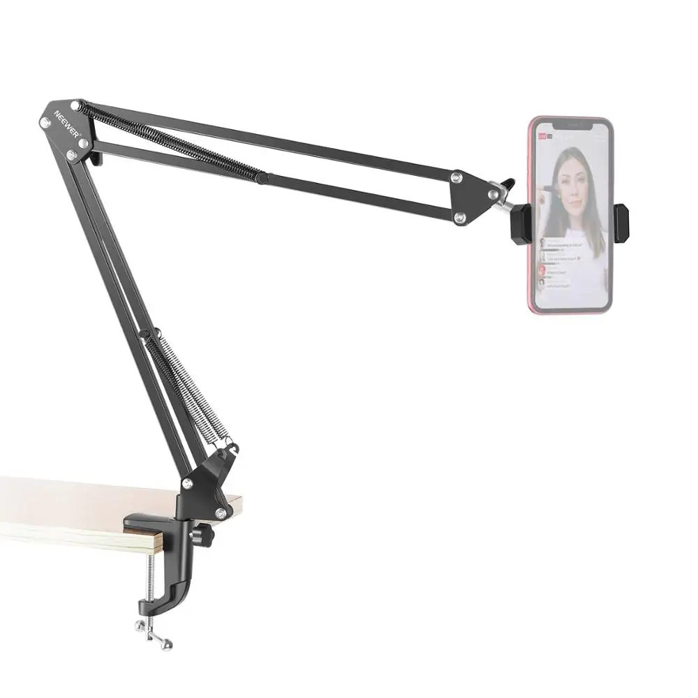 Neewer Table Articulating Scissor Arm Stand Overhead Video Stand Phone Mount Stand for Crafting Demo Drawing Sketching Record
Neewer Table Articulating Scissor Arm Stand Overhead Video Stand Phone Mount Stand for Crafting Demo Drawing Sketching Record