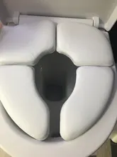 Suave portátil plegable niño bebé inodoro asiento suave orinal silla cojín de entrenamiento