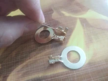 Copper Terminal Connector Lugs Open-Barrel Connerctor-Non-Insulated-Ring Crimp-Cable