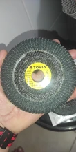 TOVIA 125mm curva disco de solapa Zirconia Radial disco abrasivo 115mm moler polaco de Metal de acero inoxidable solapa disco de lijado 40/60/grano