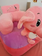 Funda de asiento de apoyo para sofá de bebé, cubierta para silla de alimentación, para aprender a sentarse, para niños, de nido, sin algodón