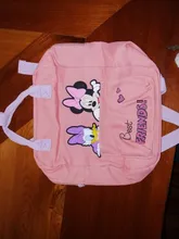 Mochila de Mickey de Disney para niños y niñas, morral infantil de Minnie, mochilas de guardería, mochilas de colegio de niño