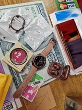 Protector de pantalla para samsung galaxy watch 3, 45mm, 41mm, película HD transparente, antiarañazos, no cristal templado