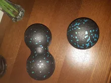 Lacrosse-pelota de masaje de cacahuete, bola ligera de alta densidad para Fitness, ejercicio de Fascia corporal, alivia el dolor, Yoga