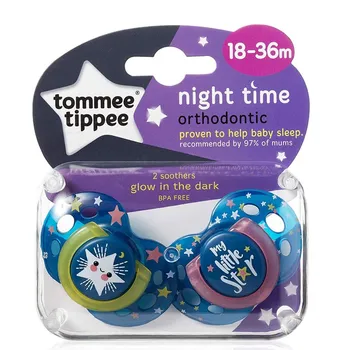 

Tommee Tippee Closer to Nature Night Time Newborn Baby Pacifier, 0-6 Months 43341385