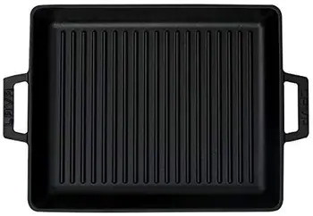 Lava Metal Handle Cast Iron Grill Pan Frying Nonstick Cooking Steak Kitchen Cooking Tool Barbecue Tray Plate 26x32 cm
Lava Metal Handle Cast Iron Grill Pan Frying Nonstick Cooking Steak Kitchen Cooking Tool Barbecue Tray Plate 26x32 cm