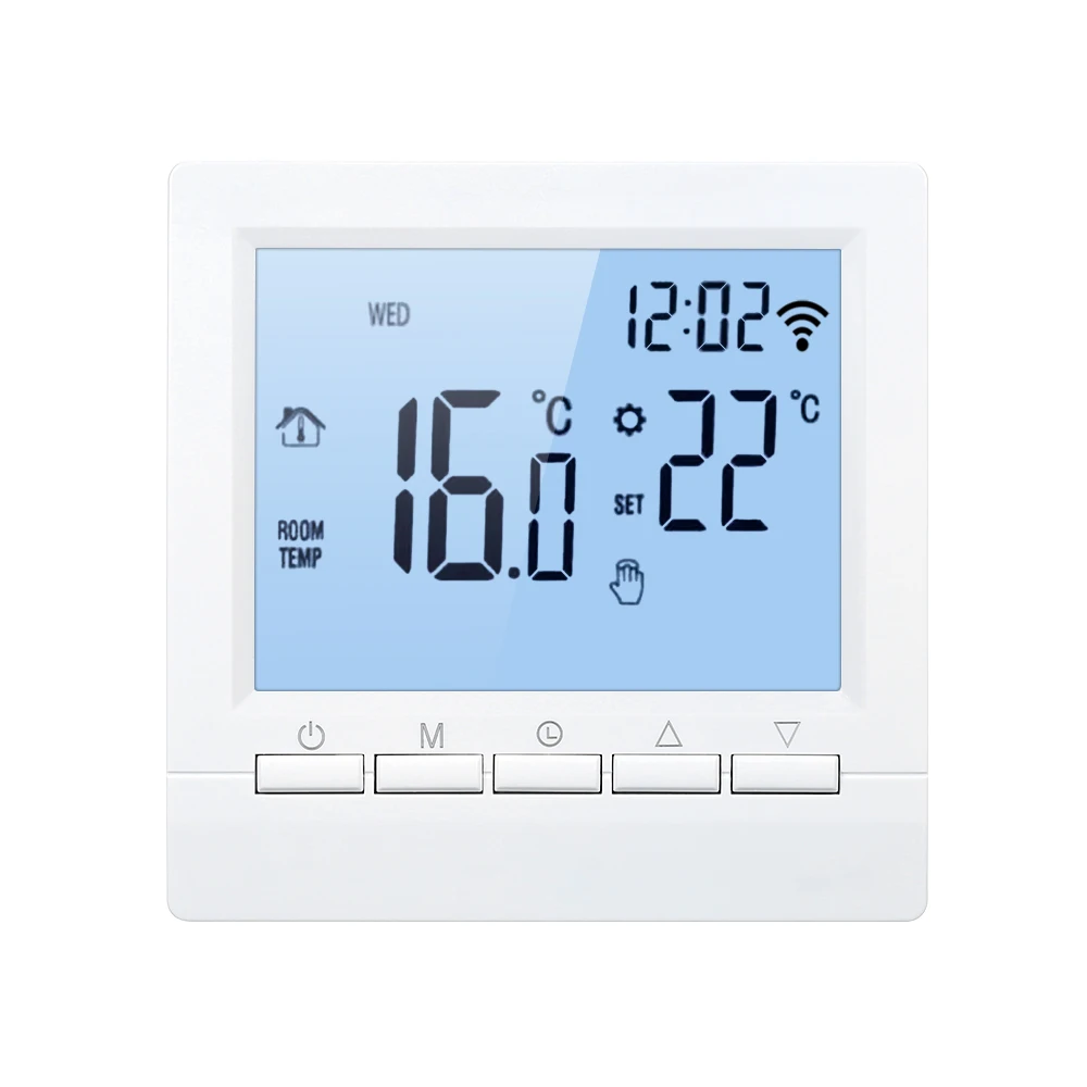 Smart Thermostat Digital Temperature Controller Home Office APP Control Programmable Electric Floor wifi Heating Thermostat
Smart Thermostat Digital Temperature Controller Home Office APP Control Programmable Electric Floor wifi Heating Thermostat