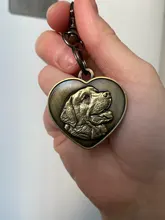 Placa de identificación con grabado gratis para perros y gatos, placa con nombre personalizada, antipérdida, con forma de corazón, colgante para Collar