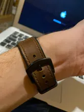 Correa de silicona + cuero para Apple watch, banda de reloj de cuero genuino de 44mm, 40mm, 42mm y 38mm, iWatch series 5 4 3 SE 6