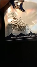 Anillo dividido de acero inoxidable, 50 unids/lote, diámetro de 4mm a 12mm, Conector de doble anillo de pesca resistente