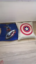 Funda de cojín de superhéroe de Marvel, 45x45cm, Spiderman, Caption America, impresión del Iron man, funda de almohada suave para decoración del hogar, regalo para seguidores