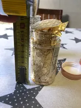 Molde artístico de resina epoxi para decoración, hoja de oro brillante de lujo, rellenos de lámina dorada, materiales dorados, joyas de decoración, herramienta de fabricación