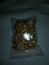 50 Uds 16,5mm estrella de oro anillas, conectores de anillos partidos adornos de artesanía de bricolaje espaciador perlas para joyería encontrar hacer