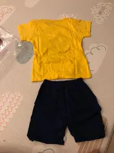 Conjuntos de ropa de verano para bebés, Conjunto de camiseta de manga corta y pantalones cortos