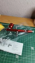 Pistola pulverizadora de pintura con aerógrafo de doble acción, pluma pulverizadora para aguja, pintura corporal, arte de uñas, tatuaje corporal, pastel, modelos de juguete, alimentación por gravedad de 0,3 MM