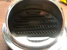 Conducto de ventilación de techo de pared de acero inoxidable, cubierta de rejilla de escape, salida de calefacción, tapa de ventilación impermeable