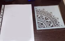 Rueda circular de Mandala 1/4 de 20x20cm, plantilla para pintura, libro de recortes colorear, plantilla decorativa de álbum en relieve