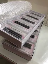 Extensión de pestañas de seda profesional, Pestañas postizas de pestañas con cola de pato a la moda