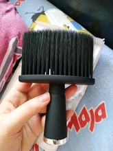 Brochas de barbero para pelo profesional, cepillo negro suave para pelo, cepillo de barba, herramienta de estilismo de peluquería