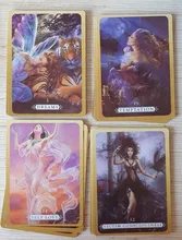 Cartas de Tarot The Oracle Of The fairyes, 44 Uds., cartas de juego portátiles en inglés, juego de mesa de cartas para fiesta de amigos