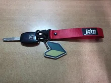 Lanyard Key-Chain-Rings Hanging-Strap Gift Black with Hook Car Man 1pcs