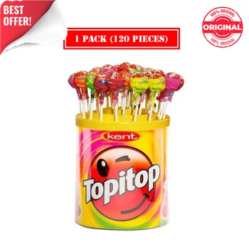 Kent Topitop Fruit and Cola Flavoured Lollipops Hard Candy 120 Pieces Gift For Girl Man Retro Kids Turkish %100 Original
Kent Topitop Fruit and Cola Flavoured Lollipops Hard Candy 120 Pieces Gift For Girl Man Retro Kids Turkish %100 Original