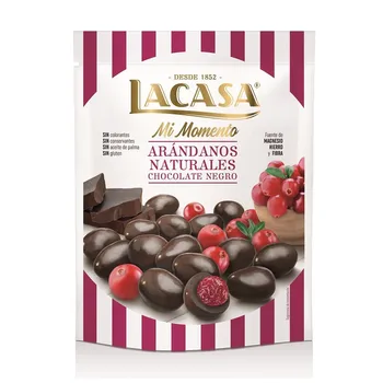 Lacase my cranberry moment black Chocolate · 125g.
Lacase my cranberry moment black Chocolate · 125g.