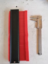 Calibrador de contornos irregulares de azulejos, regla de arco de plástico para medición de curvaturas y laminado de azulejos, plantilla manual de perfil de contorno de 12/14/25cm