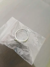 ANENJERY-anillo mariposa abertura para mujer, de Plata de Ley 925, Simple Flash, CZ, personalidad, viento fresco, regalo de San Valentín, S-R346