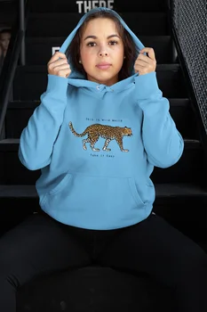 Angemiel Wear This Is Wild World Blue Women 'S Hooded Sweatshirt
Angemiel Wear This Is Wild World Blue Women 'S Hooded Sweatshirt