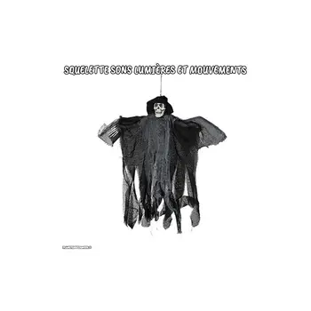 Skeleton hanging with sounds lights and movements Black
Skeleton hanging with sounds lights and movements Black