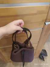4 unids/set bolso hecho a mano conjunto de bolso de tela cubierta de correa de hombro bolso de cuero parte inferior para bolso de bricolaje bolso de hombro