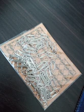 Tutú-suministros de oficina eficaces, mini Clip de Color plateado, marcador de Metal, accesorios de oficina, Clips de papel, Clip de retales, H0082