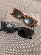 Las mujeres gafas de sol de diseñador de la marca gafas de ojo de gato conductor gafas de sol de pesca rectángulo leopardo Vintage gafas