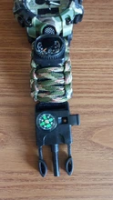 Reloj militar de camuflaje para hombre, pulsera de cuarzo LED resistente al agua hasta 50m, para deportes al aire libre, brújula, termómetro, reloj de emergencia